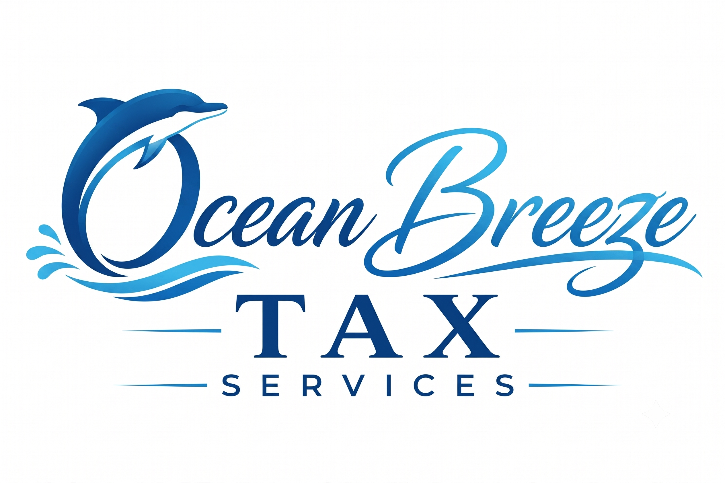 Ocean Breeze Tax Services Logo
